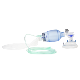 Manual Pulmonary Resuscitator (MPR) Mask, Reservoir Bag, Ox