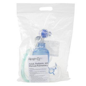 Manual Pulmonary Resuscitator (MPR) Mask, Reservoir Bag, Ox