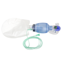Manual Pulmonary Resuscitator (MPR) Mask, Reservoir Bag, Ox