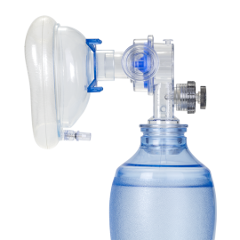 Manual Pulmonary Resuscitator (MPR) Mask, Reservoir Bag, Ox