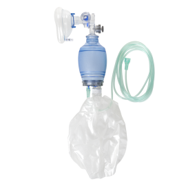 Manual Pulmonary Resuscitator (MPR) Mask, Reservoir Bag, Ox