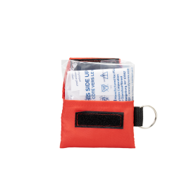 CPR Face Shield in Soft Case w/ One-Way Valve, Barrier Filte