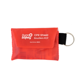 CPR Face Shield in Soft Case w/ One-Way Valve, Barrier Filte