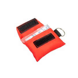 CPR Face Shield in Soft Case w/ One-Way Valve, Barrier Filte