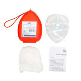 CPR Rescue Mask Kit w/ One-Way Valve, Barrier Filter and Pai