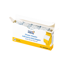 Sheer Plastic Adhesive Bandages - Sterile