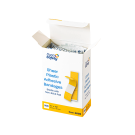 Sheer Plastic Adhesive Bandages - Sterile