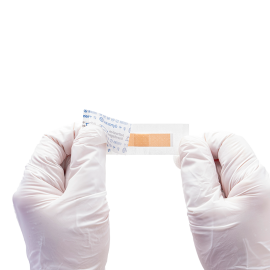 Sheer Plastic Adhesive Bandages - Sterile