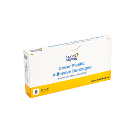 Sheer Plastic Adhesive Bandages - Sterile