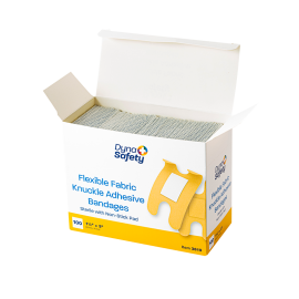 Flexible Fabric Knuckle Adhesive Bandages - Sterile