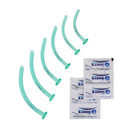 Nasopharyngeal Airway Kits - 6 NPA + 6 packs of Jelly