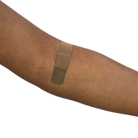 ColorFit Adhesive Fabric Bandages - Dark Brown