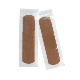 ColorFit Adhesive Fabric Bandages - Brown