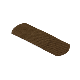 ColorFit Adhesive Fabric Bandages - Dark Brown