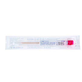 Transport Swab, Wooden Shaft,  Cotton Tip, Sterile