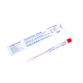 Transport Swab, Wooden Shaft,  Viscose Tip, Sterile