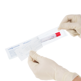 Transport Swab, Wooden Shaft,  Viscose Tip, Sterile