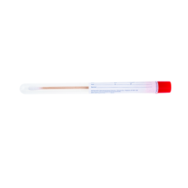 Transport Swab, Wooden Shaft,  Viscose Tip, Sterile