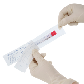 Transport Swab, Snappable Shaft, Viscose Tip, Sterile