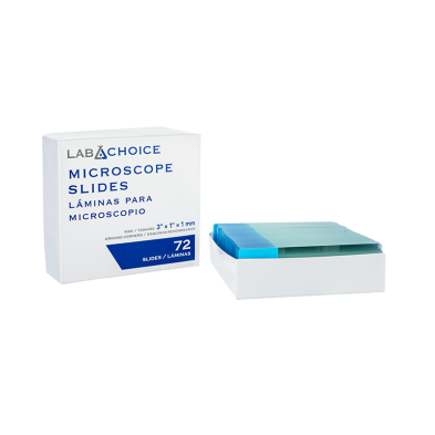Microscope Slides, Frosted Blue, corner grounded Dynarex Corporation