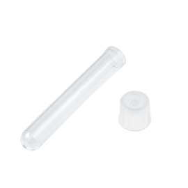 Culture Tube w/Dual Position Cap, PS, Peel Pack