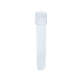 Culture Tube w/Dual Position Cap, PS, Peel Pack