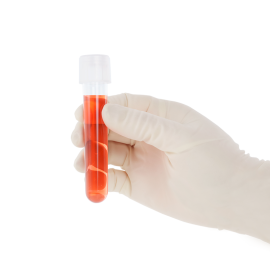 Culture Tube w/Dual Position Cap, PS, Peel Pack