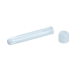 Culture Tube w/Dual Position Cap w/Graduated, PS, Peel Pack