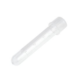 Culture Tube w/Dual Position Cap w/Graduated, PS, Peel Pack