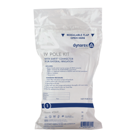 IV Pole Kit - Enteral Irrigation w/ ENFit Connector