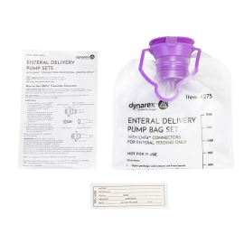 Enteral Delivery Pump Bag Set - w/ ENFit Connector
