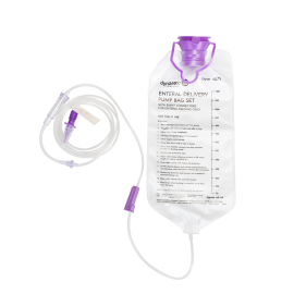 Enteral Delivery Pump Bag Set - w/ ENFit Connector