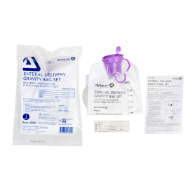 Enteral Delivery Gravity Bag Set - w/ ENFit Connector