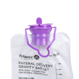 Enteral Delivery Gravity Bag Set - w/ ENFit Connector