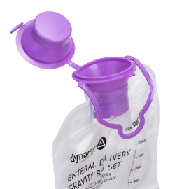 Enteral Delivery Gravity Bag Set - w/ ENFit Connector