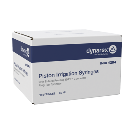 Piston Irrigation Syringe with Enteral Feeding ENFIT Conn.