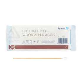 Cotton Tipped Wood Applicators - Non-Sterile
