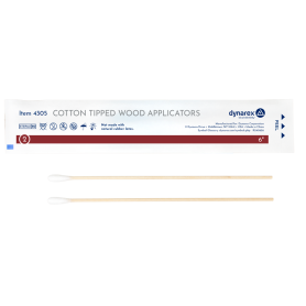 Cotton Tipped Wood Applicators - Sterile
