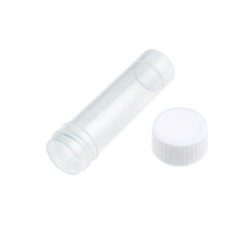 Self-Standing Transport Tube with Screwcap