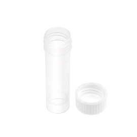 Self-Standing Transport Tube with Screwcap