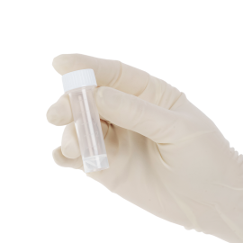 Self-Standing Transport Tube with Screwcap