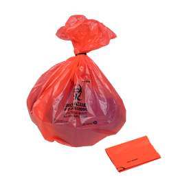 Biohazard Bags with Ties,  24" x 25.6"