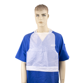 Polyethelene Bibs crumb catch 3" pocket