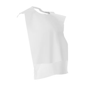 Polyethelene Bibs crumb catch 3" pocket