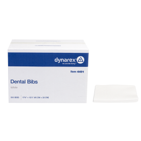 Dental Bibs - White