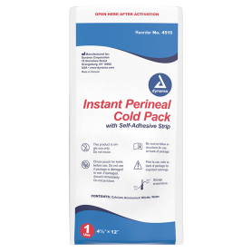 Instant Perineal Cold Pack w/ Self Adhesive Strip