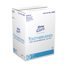 Toothbrushes, Soft Nylon Bristles - 46 Tuft