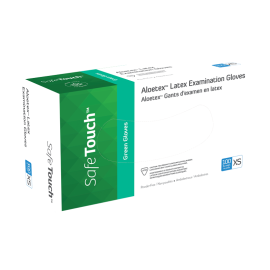 AloeTex Latex Gloves w/ Aloe