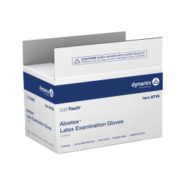 AloeTex Latex Gloves w/ Aloe