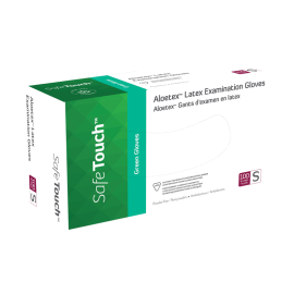 AloeTex Latex Gloves w/ Aloe